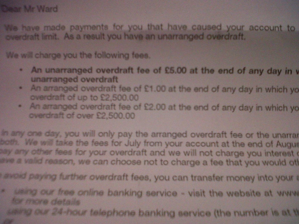 Dear Mr Ward blawG