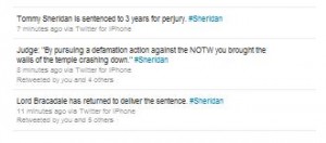 Tommy Sheridan Trial Twitter STV Sentencing
