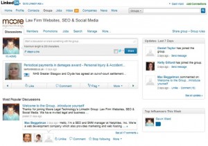 Linkedin Tip 3: Engage in Relevant Discussions