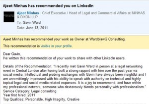 Linkedin Tip 6: Start Recommending