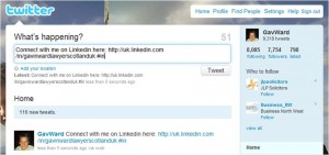Linkedin Tip 9: Promote your linkedin profile to your social networks