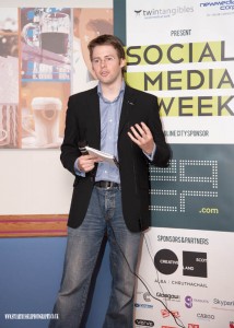 Gavin Ward at Social Media Week in Glasgow
