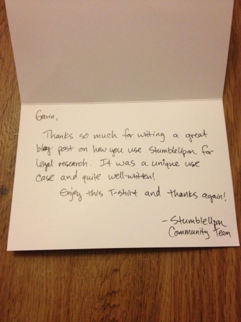 stumbleupon thank you wardblawg