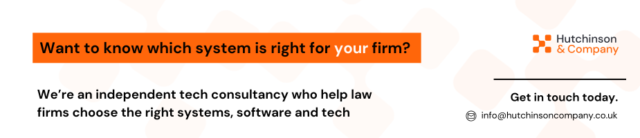 Lots of systems to choose from - Case management for law firms